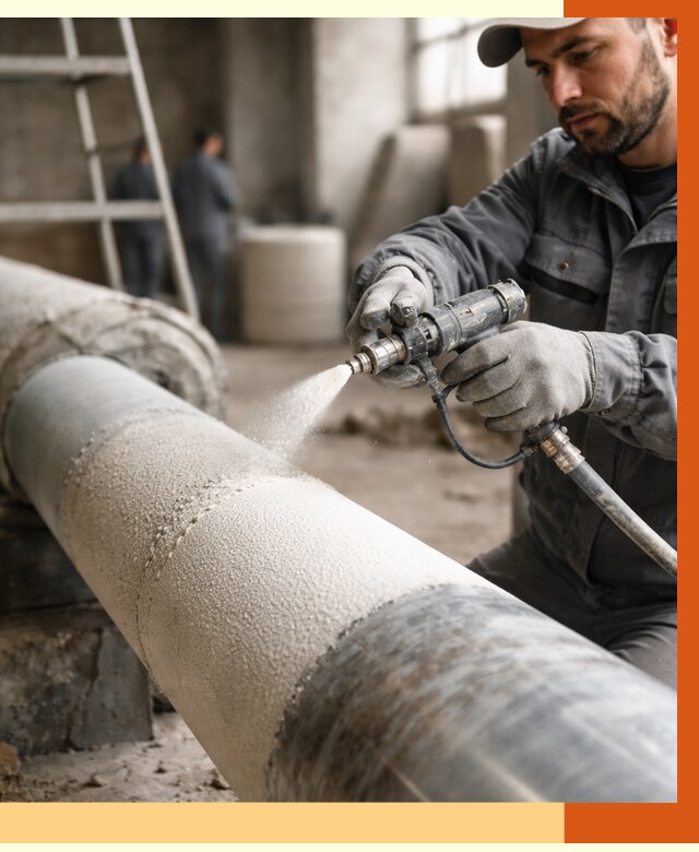 Утепление труб жидкой теплоизоляцией в Геленджике от 7796 руб. под ключ | ТепломастерГлн