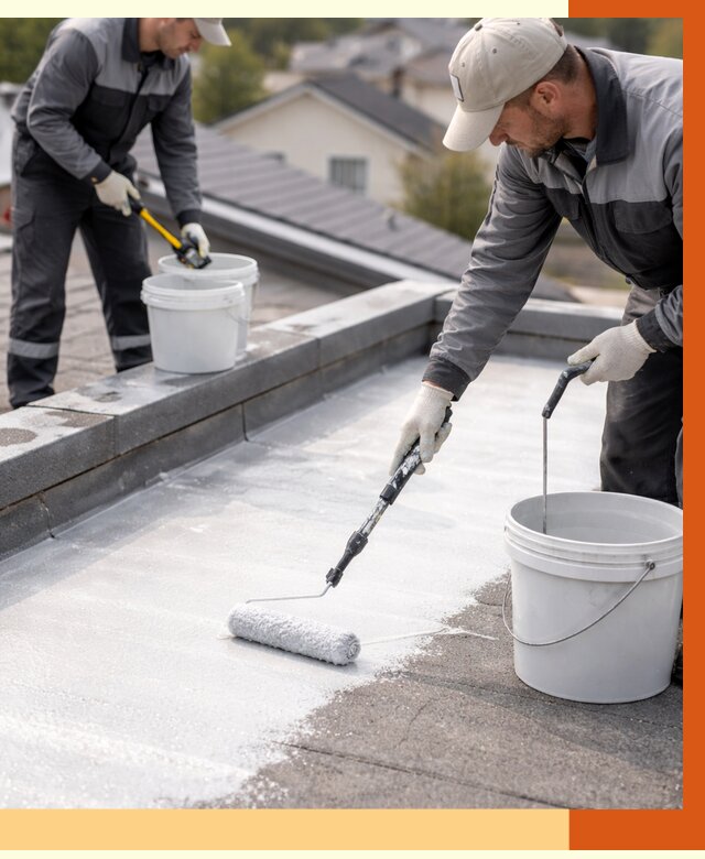 Утепление кровли жидкой теплоизоляцией в Геленджике от 2235 руб./м2 | ТепломастерГлн