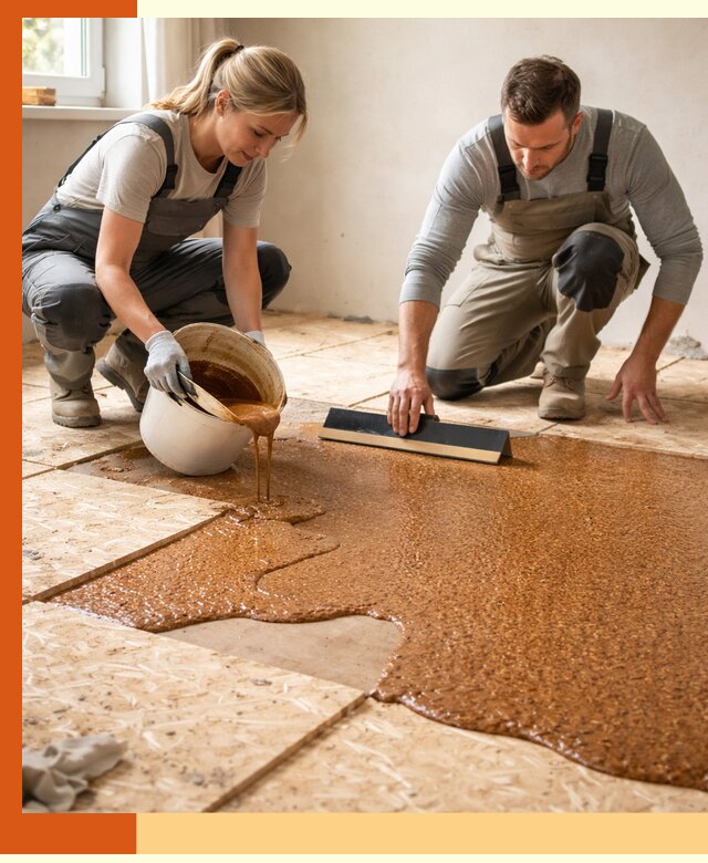 Утепление пола жидкой пробкой в Геленджике для квартир и домов