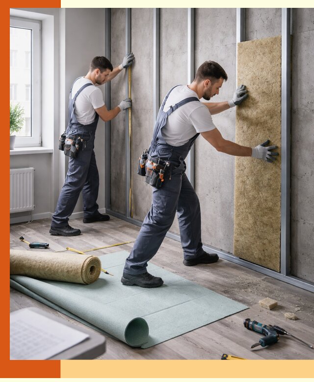 Шумоизоляция квартиры под ключ в Геленджике — профессионально и гарантированно