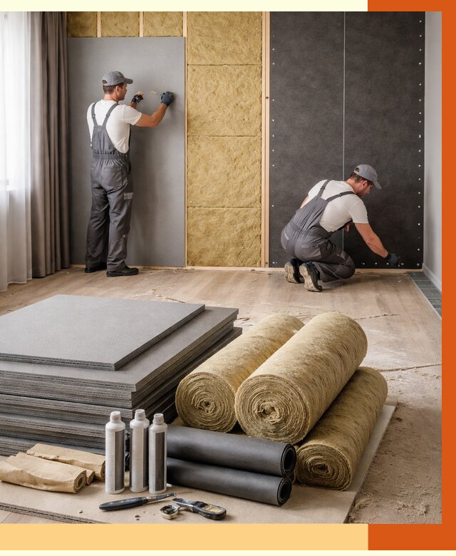 Шумоизоляция дома в Геленджике от 4677 руб/м2 — комплексная звукоизоляция под ключ | ТепломастерГлн