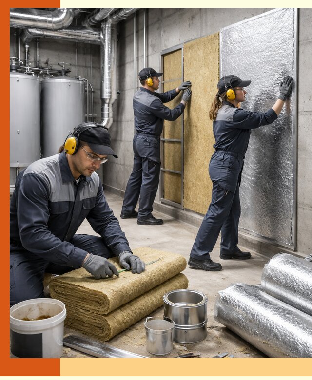 Шумоизоляция котельной в Геленджике: профессиональный монтаж и материалы