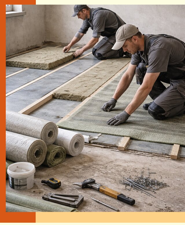 Шумоизоляция пола в Геленджике — профессиональная звукоизоляция помещений