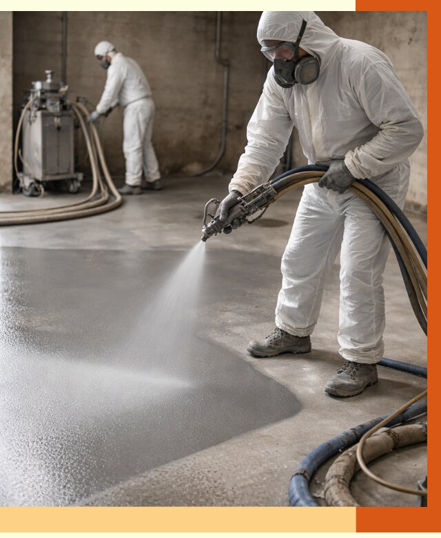 Гидроизоляция полимочевиной в Геленджике от 8835 руб/м² — напыление полимерной гидроизоляции | ТепломастерГлн