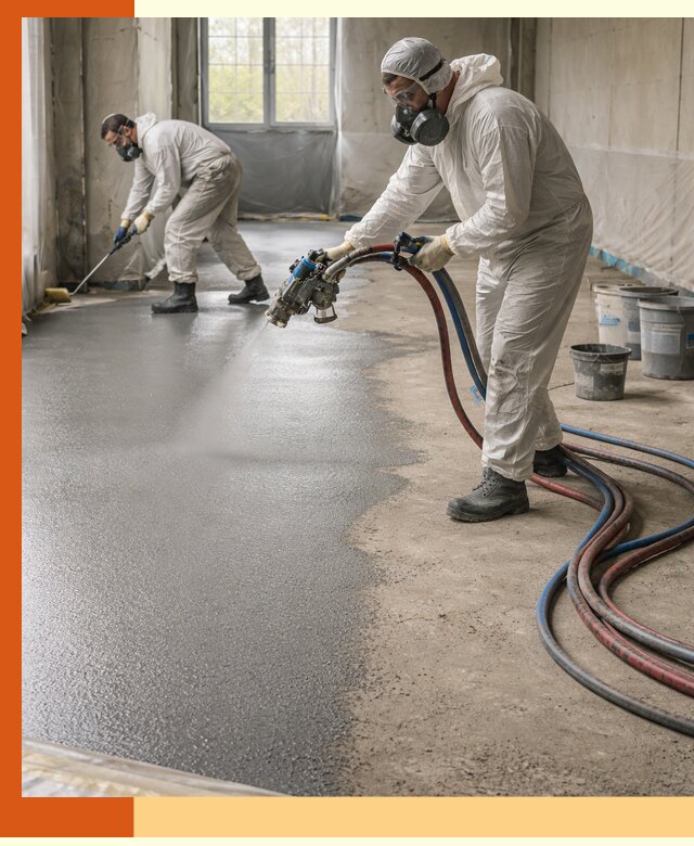 Гидроизоляция полимочевиной полов и конструкций в Геленджике