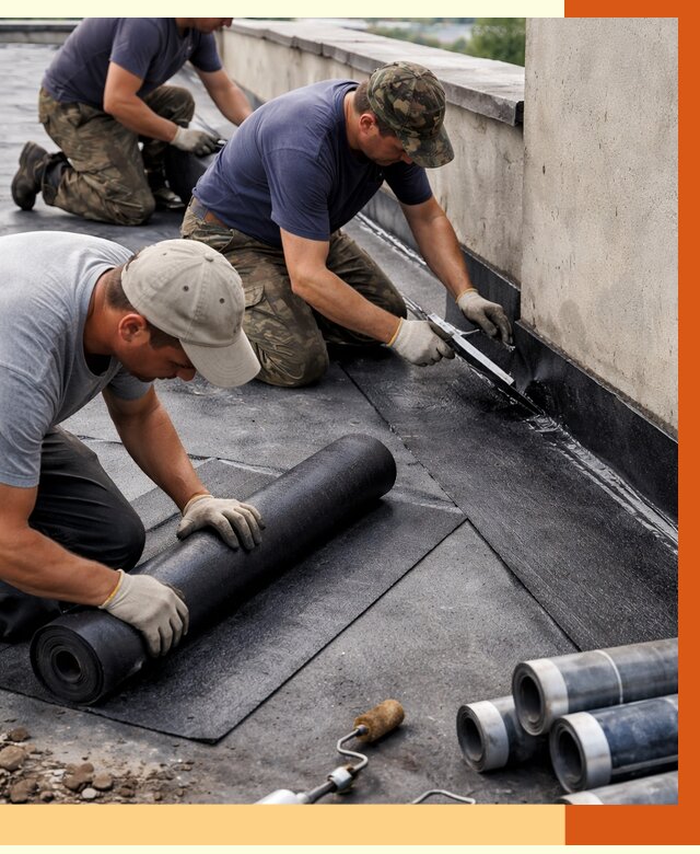 Гидроизоляция кровли в Геленджике от 4677 руб. — профессиональная гидроизоляция крыши | ТепломастерГлн