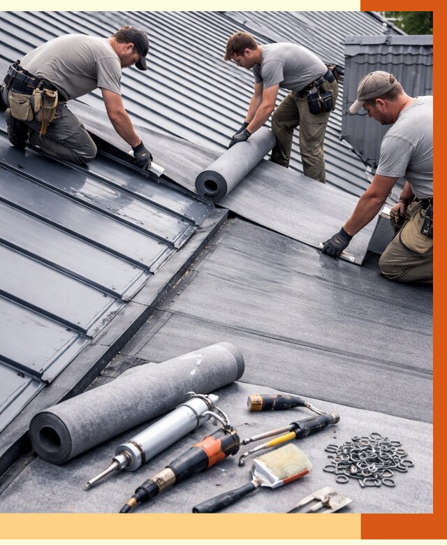 Гидроизоляция металлической кровли полимочевиной в Геленджике от 8835 руб. | ТепломастерГлн