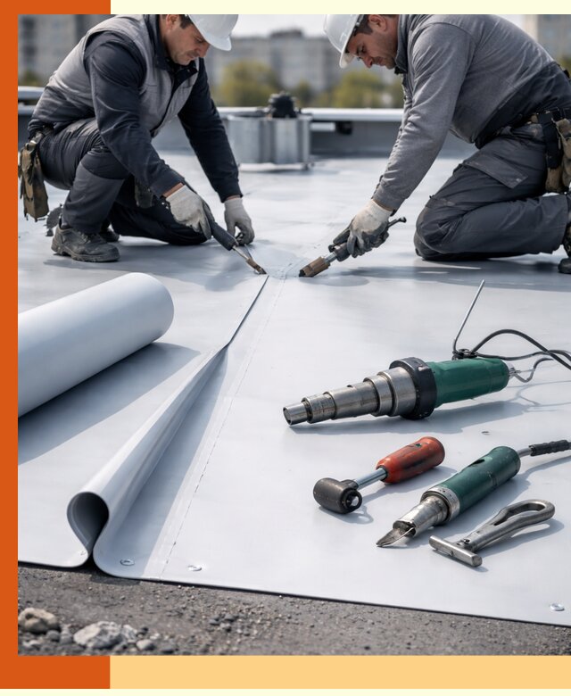 Гидроизоляция мембранной кровли в Геленджике: монтаж и ремонт быстро