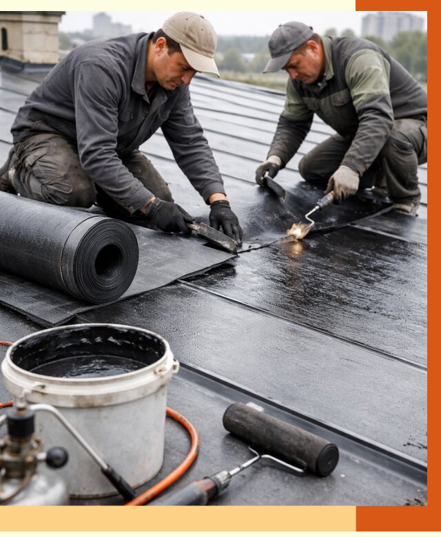 Гидроизоляция фальцевой кровли в Геленджике от 7796 руб. под ключ | ТепломастерГлн