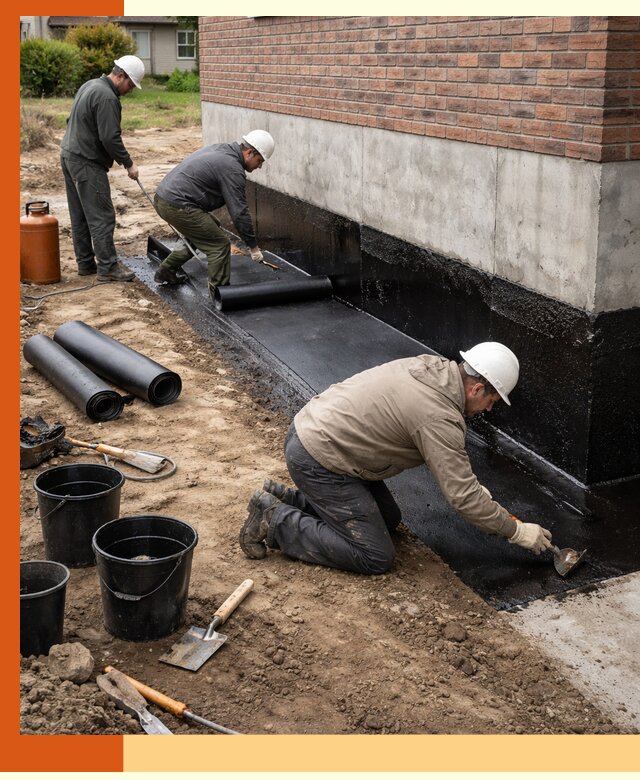 Гидроизоляция фундамента в Геленджике: надежная защита строений