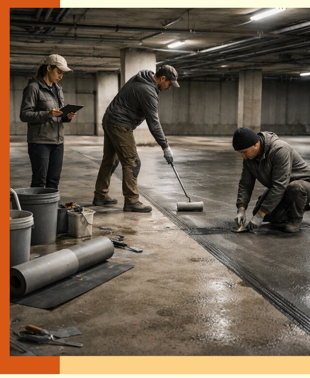 Гидроизоляция паркинга в Геленджике: качественная защита зданий