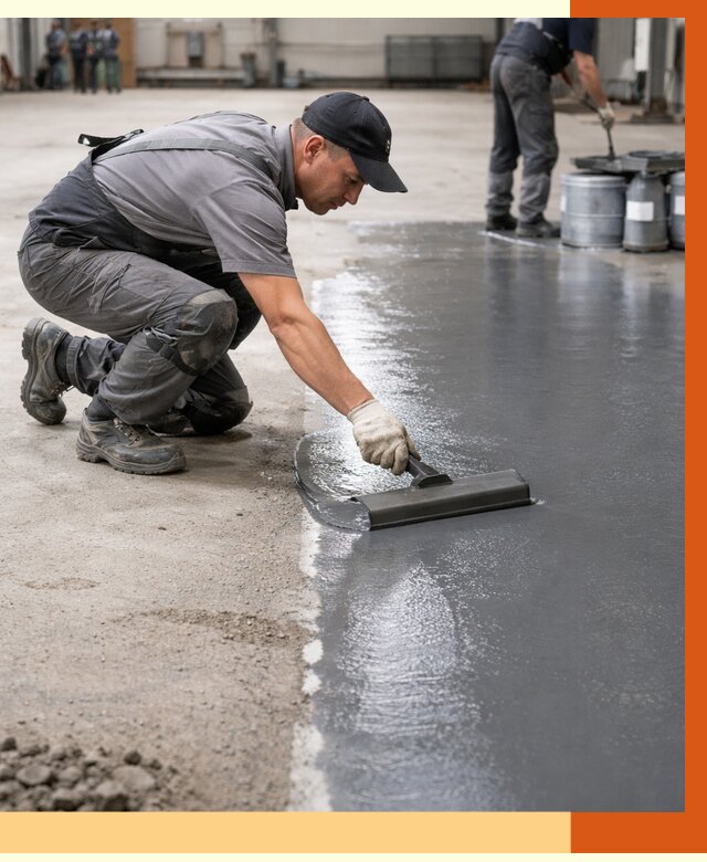 Гидроизоляция промышленного пола в Геленджике от 1247 руб./м2 — ТепломастерГлн специалисты под ключ