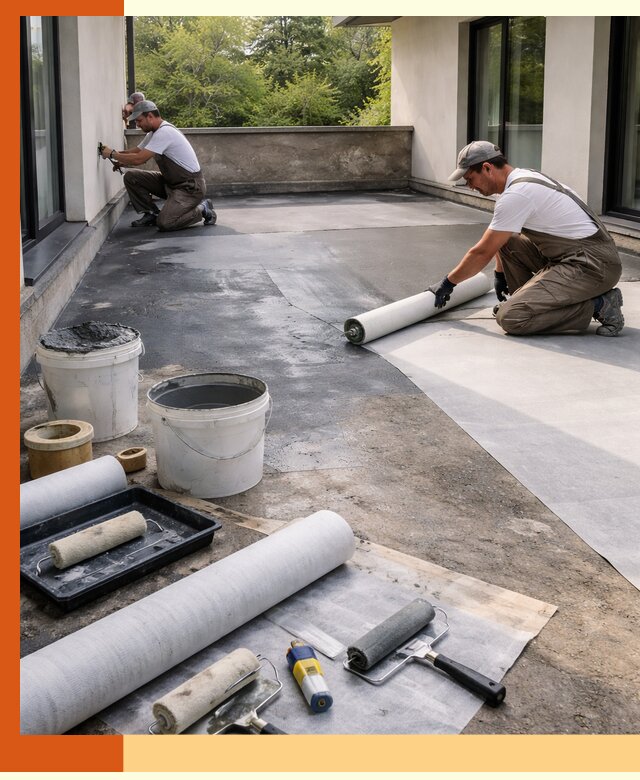 Гидроизоляция террасы в Геленджике — надежная защита от влаги и протечек