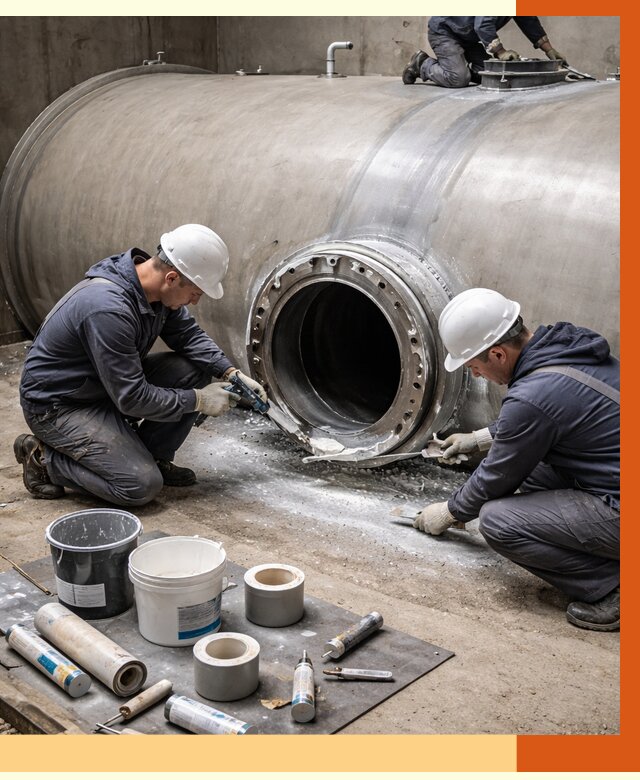 Гидроизоляция резервуара с топливом в Геленджике от 77955 руб. под ключ | ТепломастерГлн