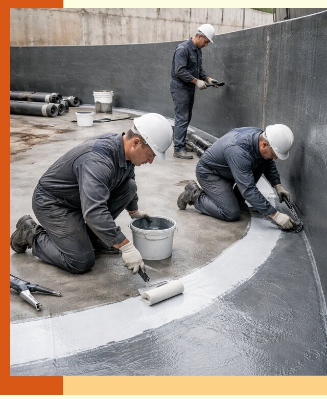 Гидроизоляция резервуара для топлива в Геленджике