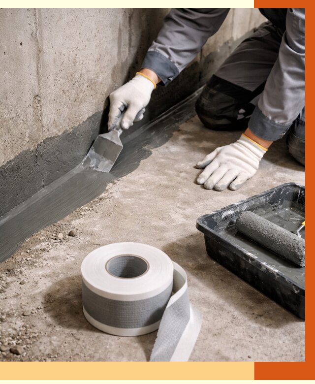 Гидроизоляция швов и герметизация стыков в Геленджике от 1299 руб. | ТепломастерГлн