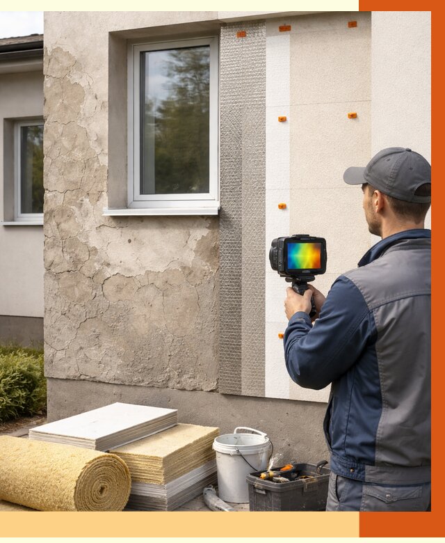 Тепловизионное обследование фасада в Геленджике от 4677 руб. под ключ | ТепломастерГлн