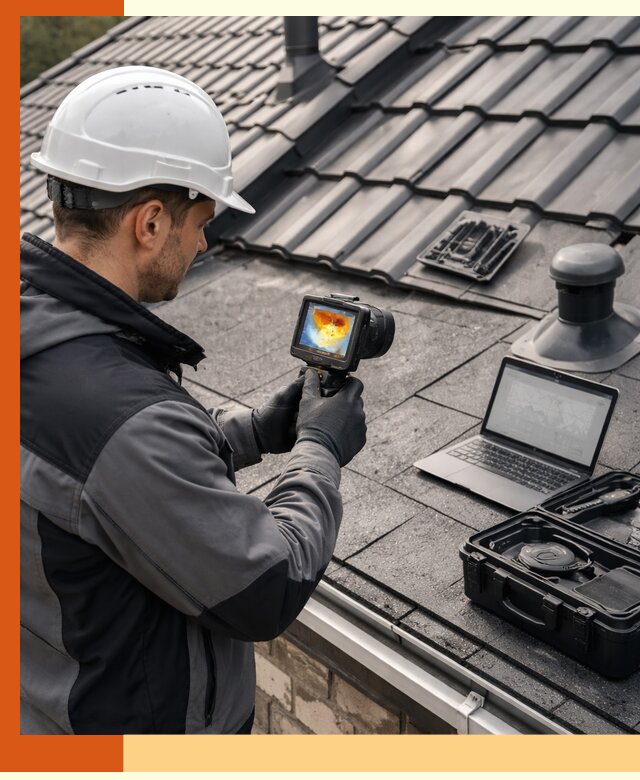 Тепловизионное обследование кровли в Геленджике для выявления дефектов