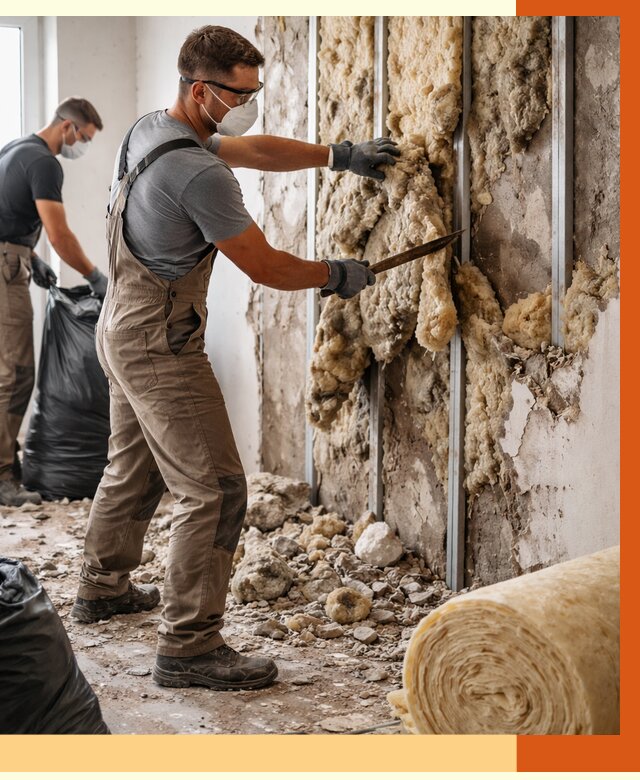 Демонтаж старого утеплителя в Геленджике от 3638 руб. — работы под ключ | ТепломастерГлн