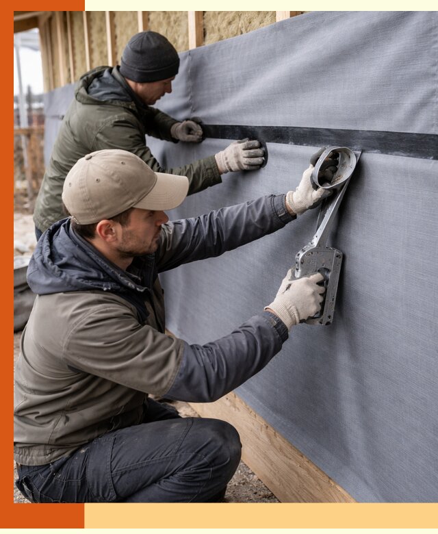 Монтаж ветроизоляции зданий и конструкций в Геленджике