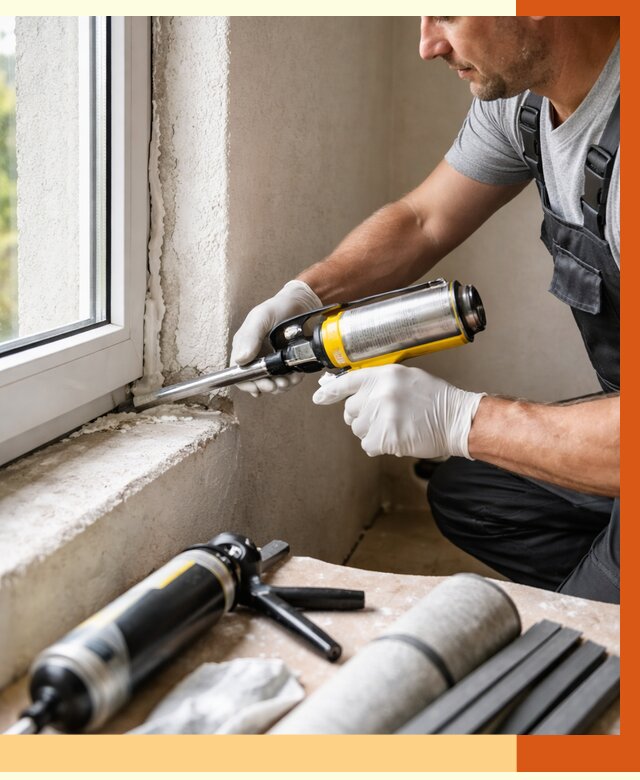 Герметизация стыков и примыканий в Геленджике от 1247 руб. под ключ | ТепломастерГлн